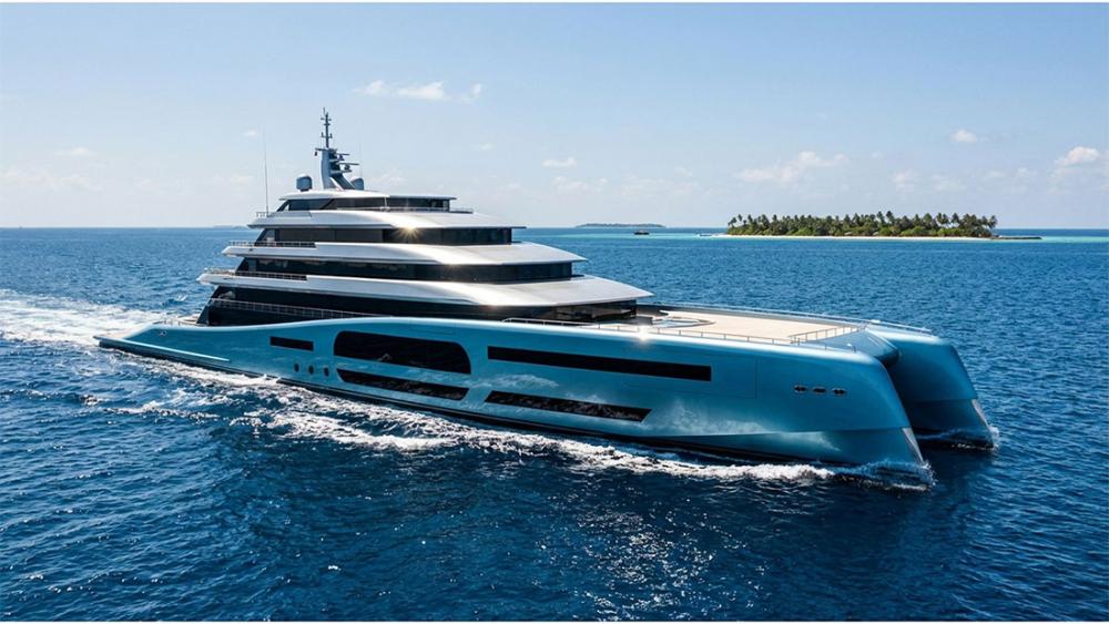 Catamaran Mega Yacht 120m