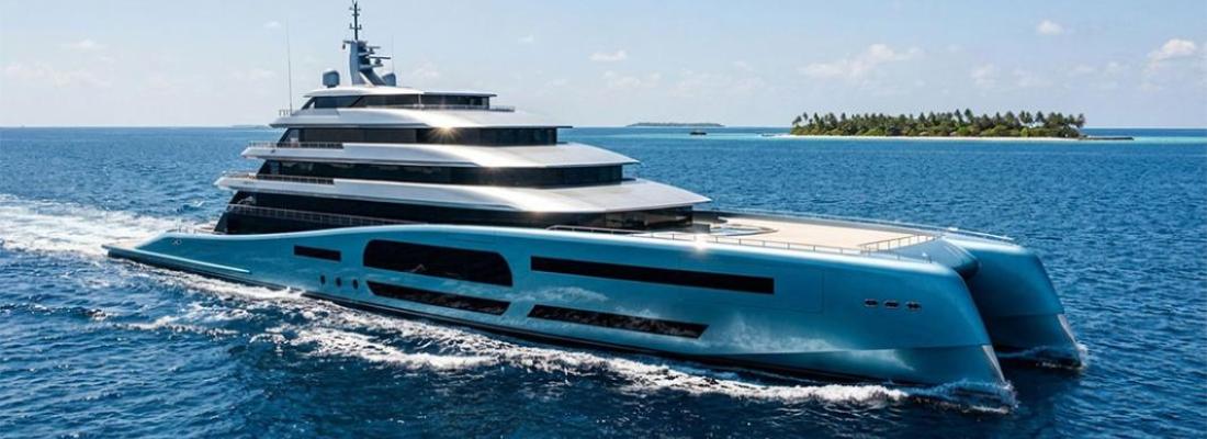 Catamaran Mega Yacht 120m