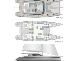Catamaran Sailing Yacht 16m Plans