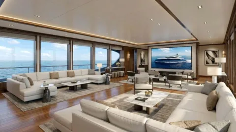 50m Catamaran Saloon