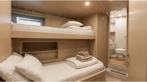 35m Shadow Yacht Crew Cabin