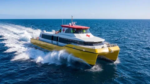 25m Surgical Catamaran Bow